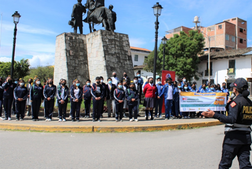 Cajamarca: DRTC participa en jornada de sensibilización para reducir las incidencias de sinestralidad vial