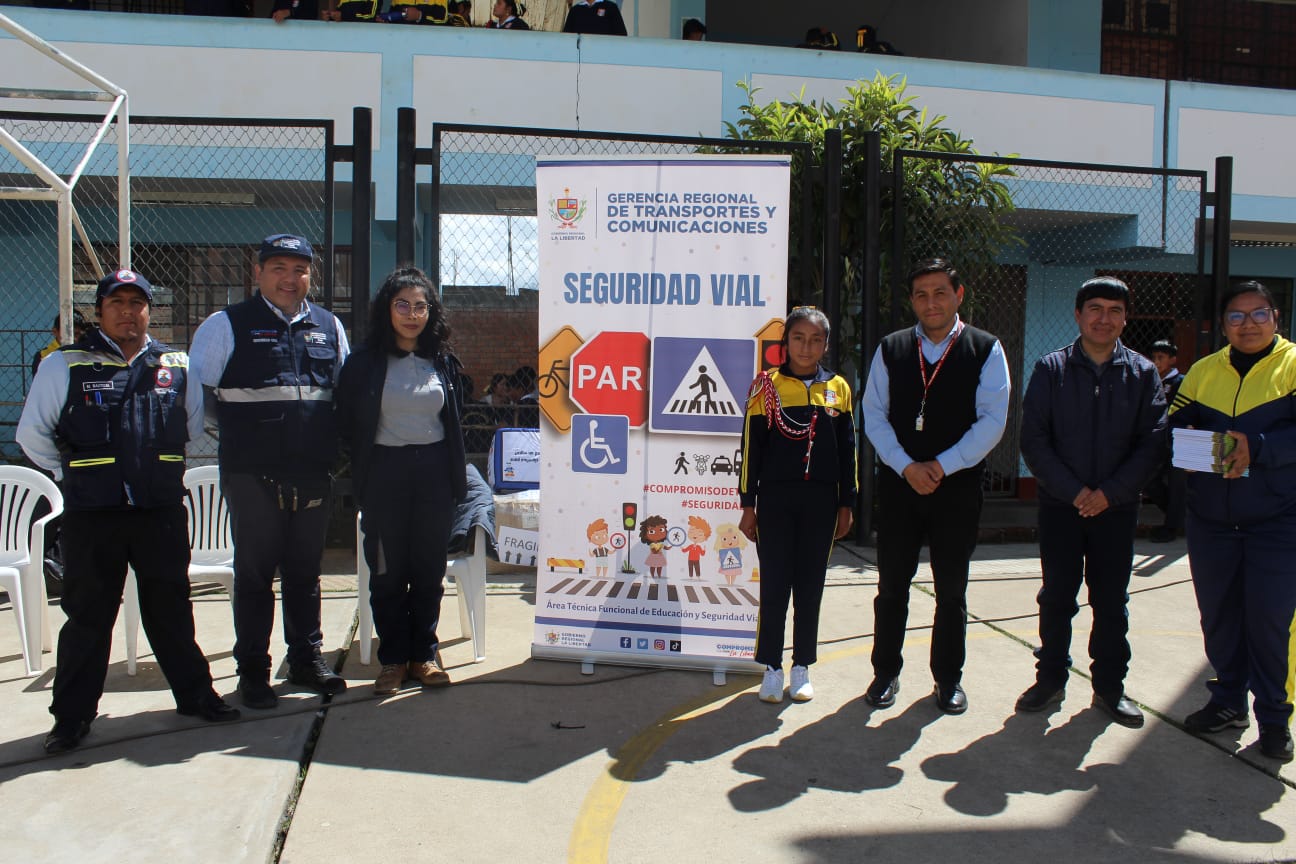 La Libertad: Comunidad educativa participó en jornadas de sensibilización sobre seguridad vial
